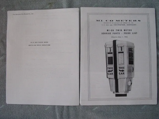 parking meter repair manual