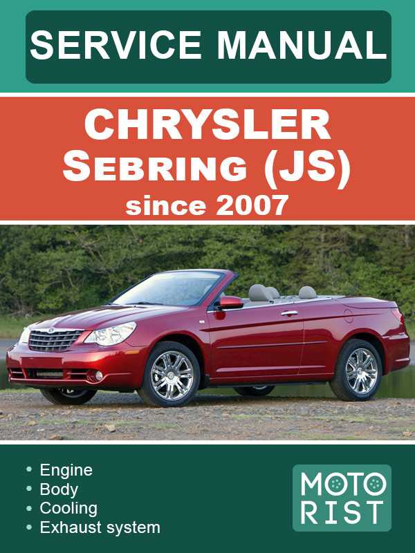 2005 chrysler sebring convertible repair manual