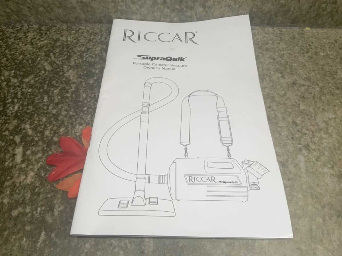 riccar vacuum repair manual