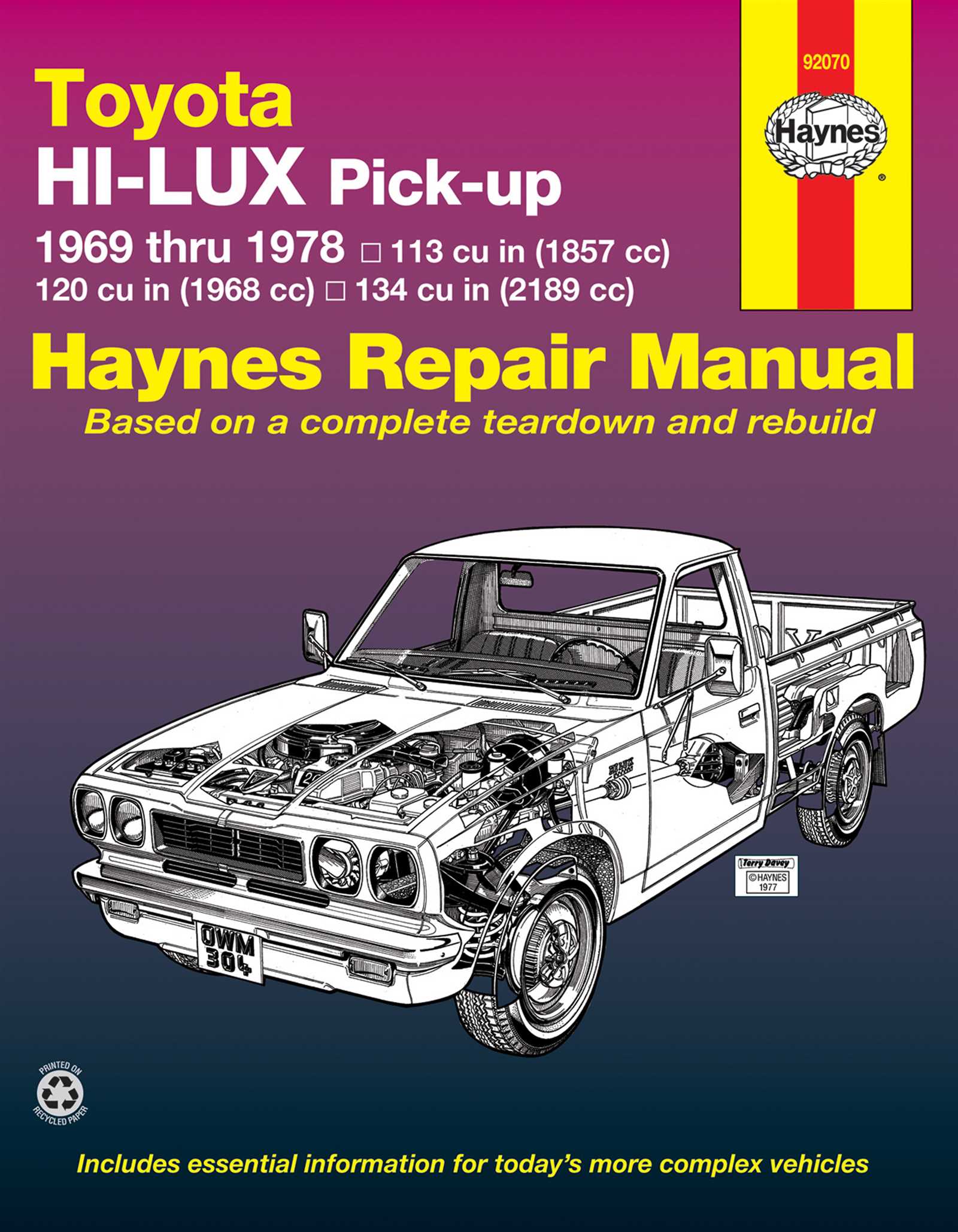 toyota pickup repair manual