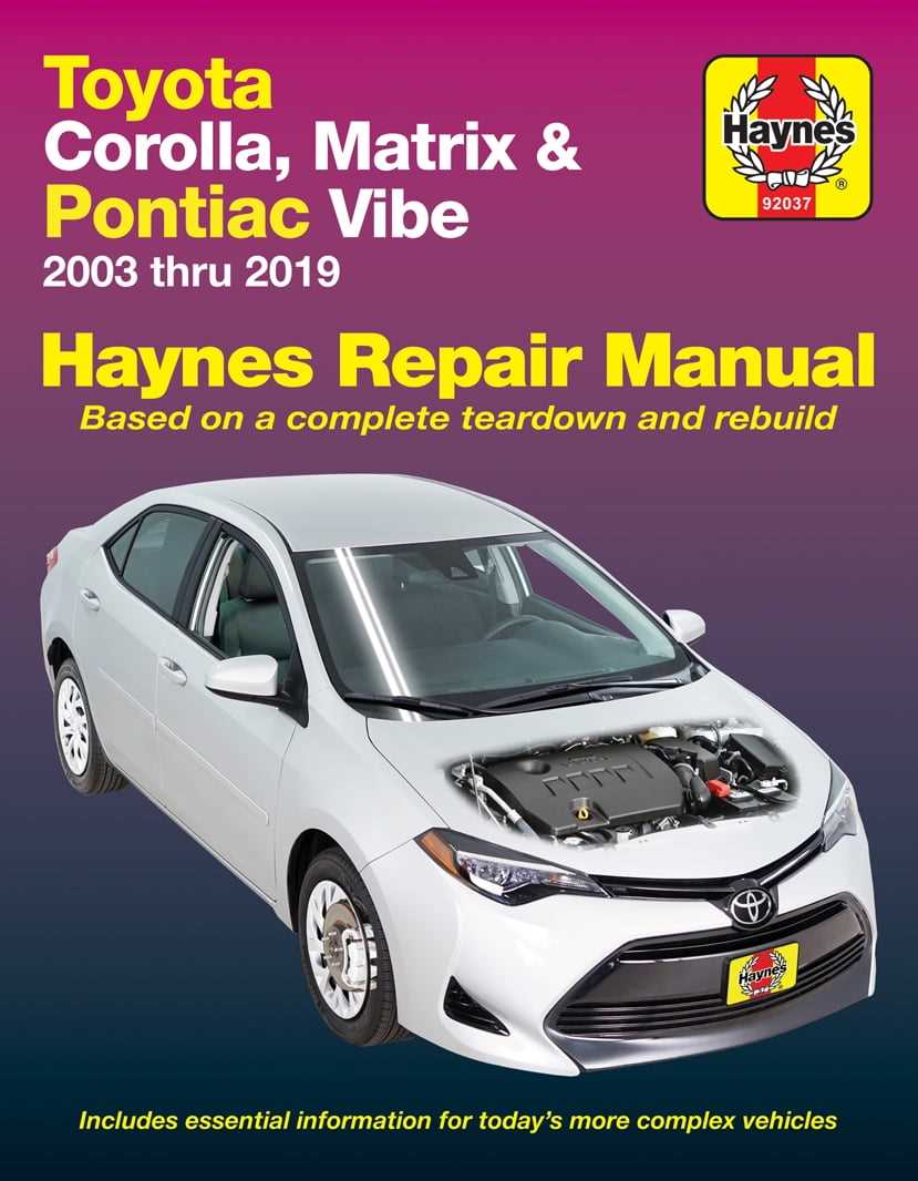 toyota corolla 2013 repair manual