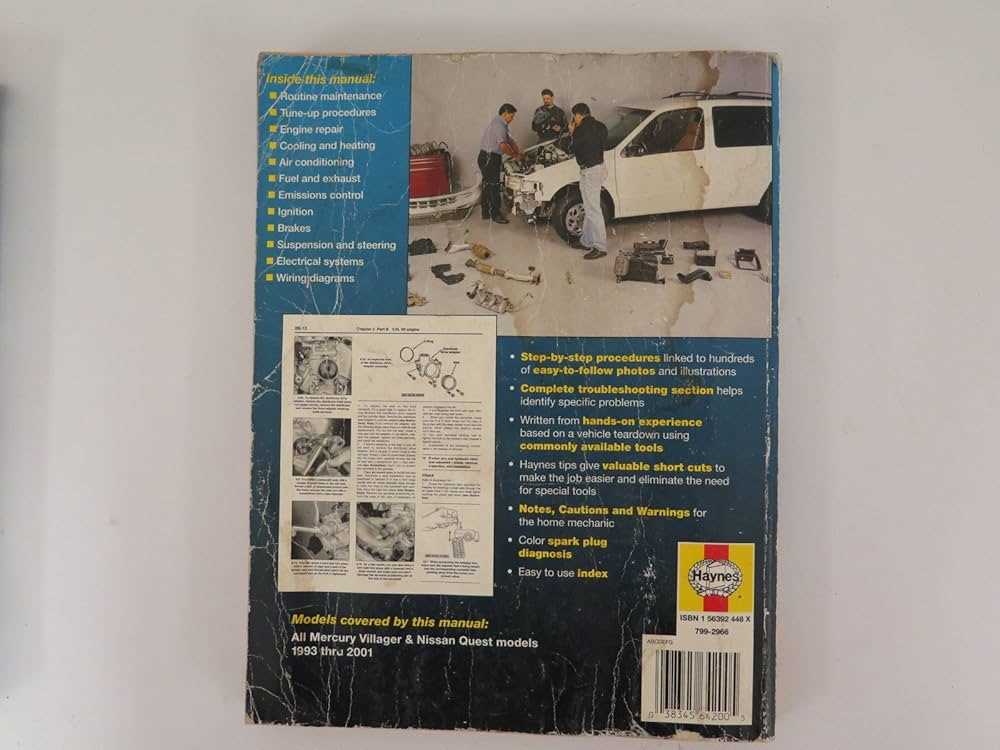 2002 mercury villager repair manual