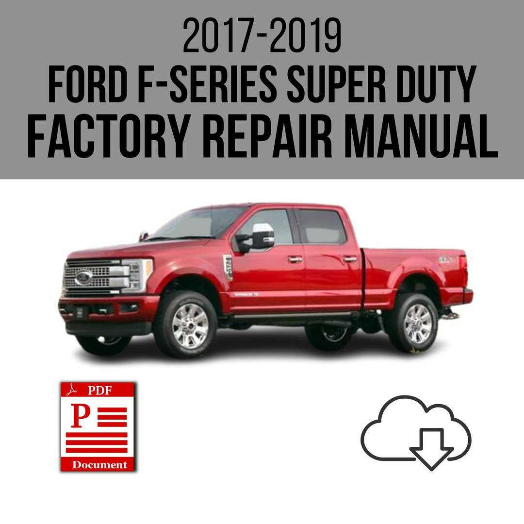 2001 f250 repair manual