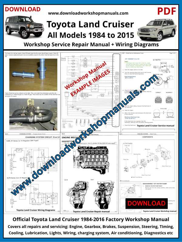 land cruiser repair manual