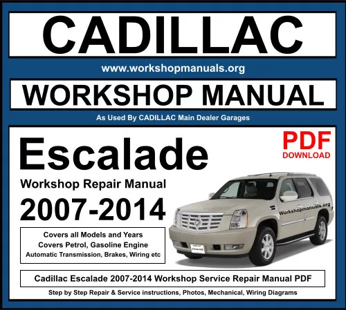 2007 escalade repair manual