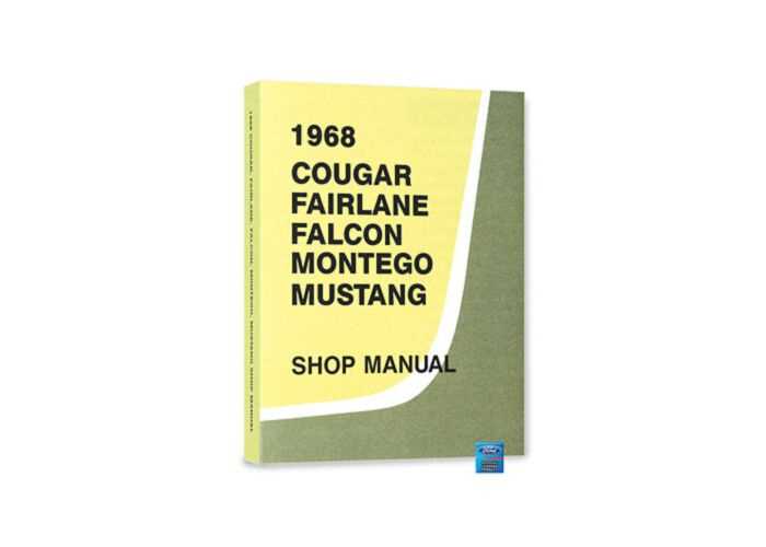 1968 mustang repair manual