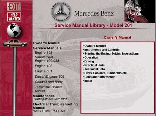 mercedes benz all models service repair workshop manual