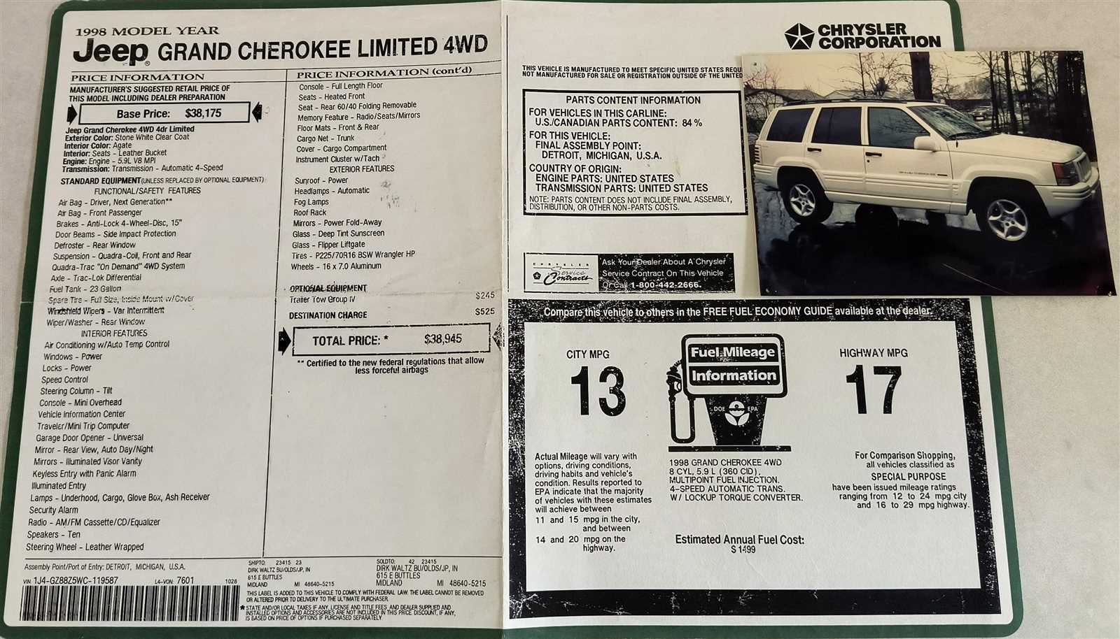 1995 jeep grand cherokee repair manual