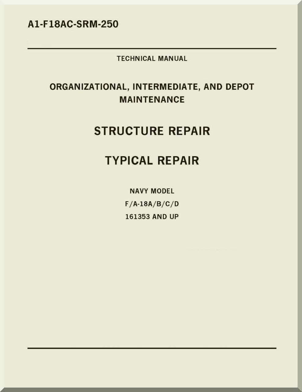 aircraft structural repair manual