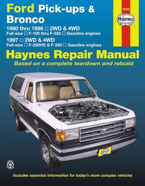 chilton ford truck repair manual