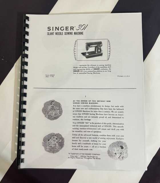 singer 301 repair manual