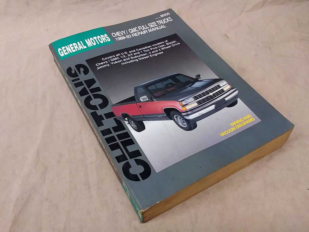 1993 chevy silverado repair manual