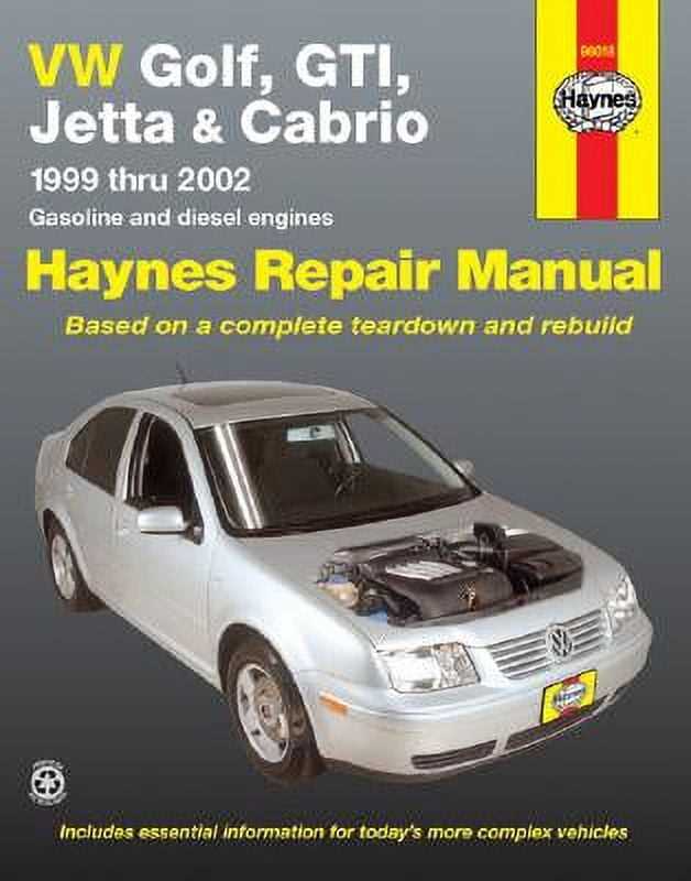 2001 vw cabrio repair manual