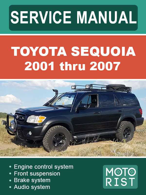 toyota sequoia repair manual