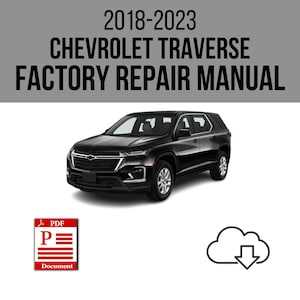 2014 chevy traverse repair manual