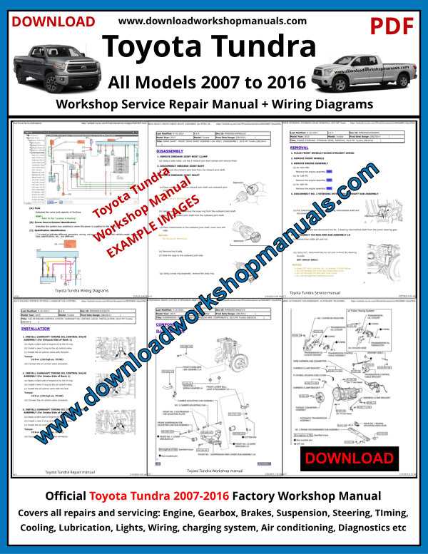 2010 toyota tundra repair manual