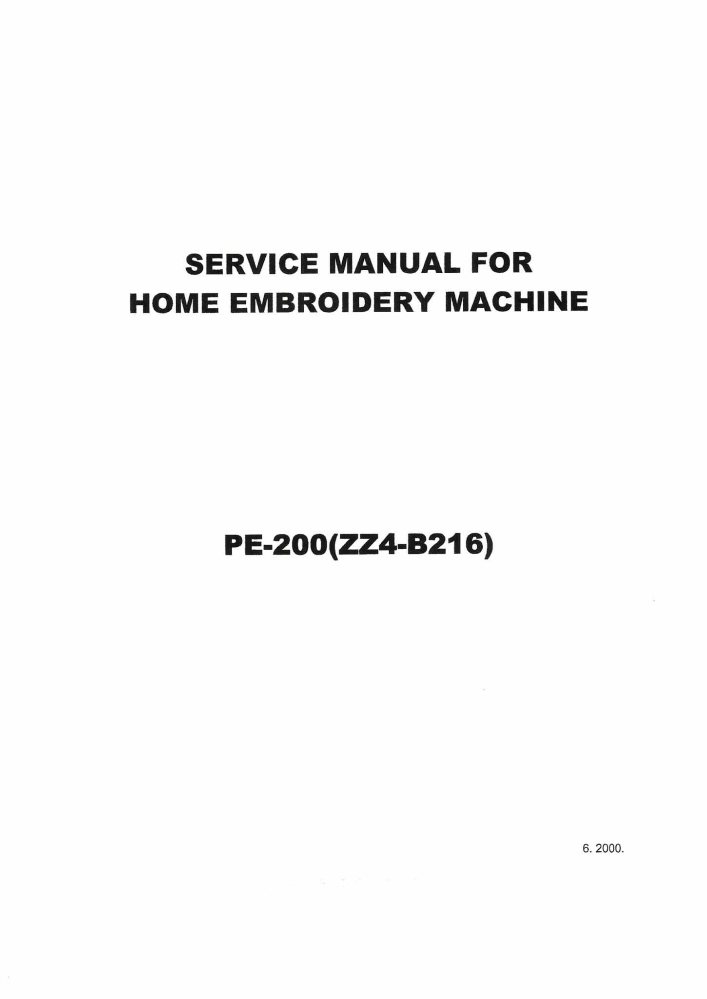 brother pe770 repair manual