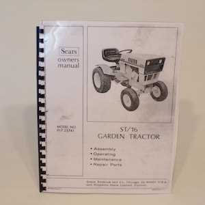 craftsman lt1000 repair manual