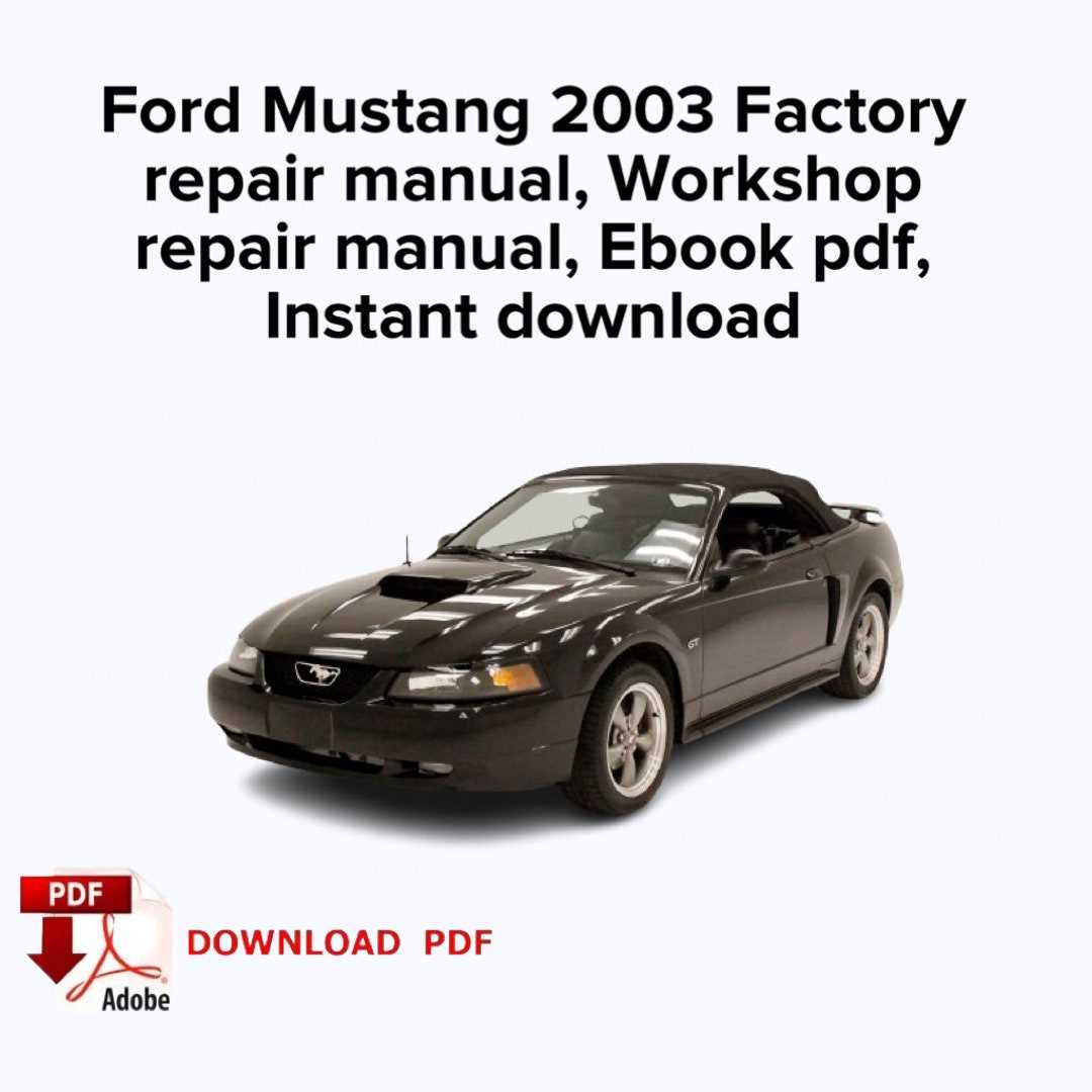 2003 ford mustang repair manual