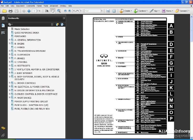 2004 infiniti qx56 repair manual