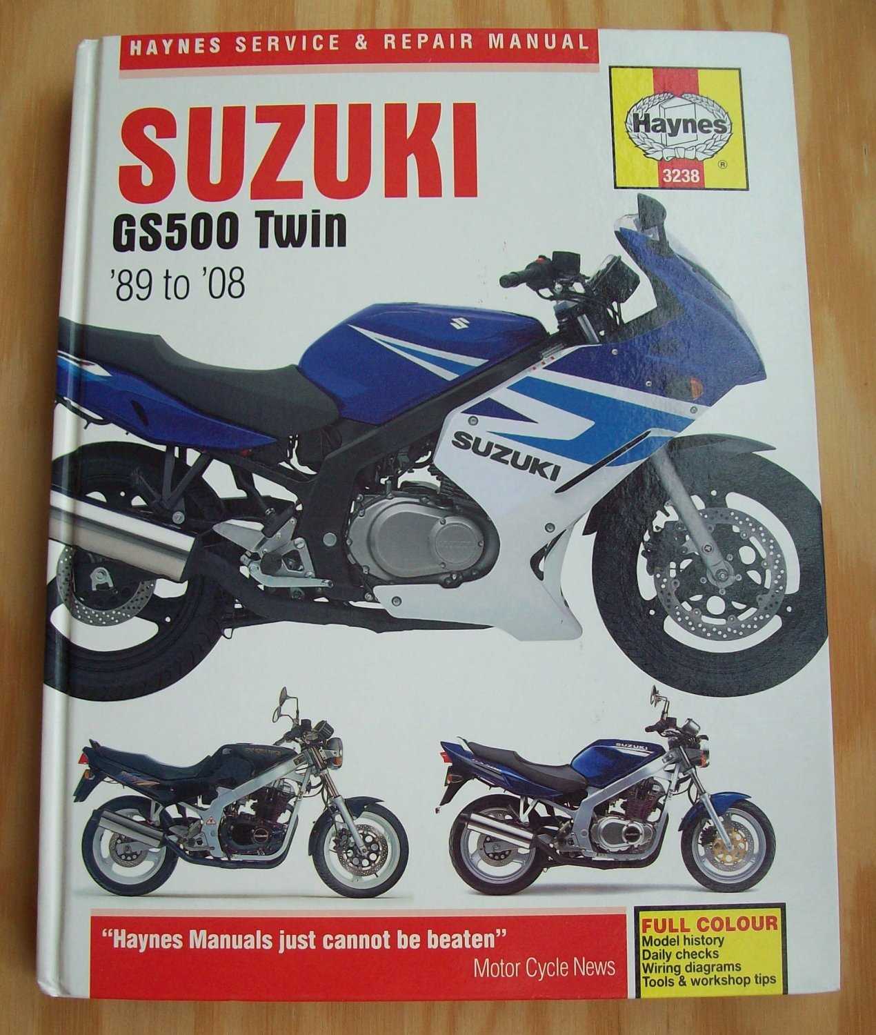 suzuki gs500f repair manual