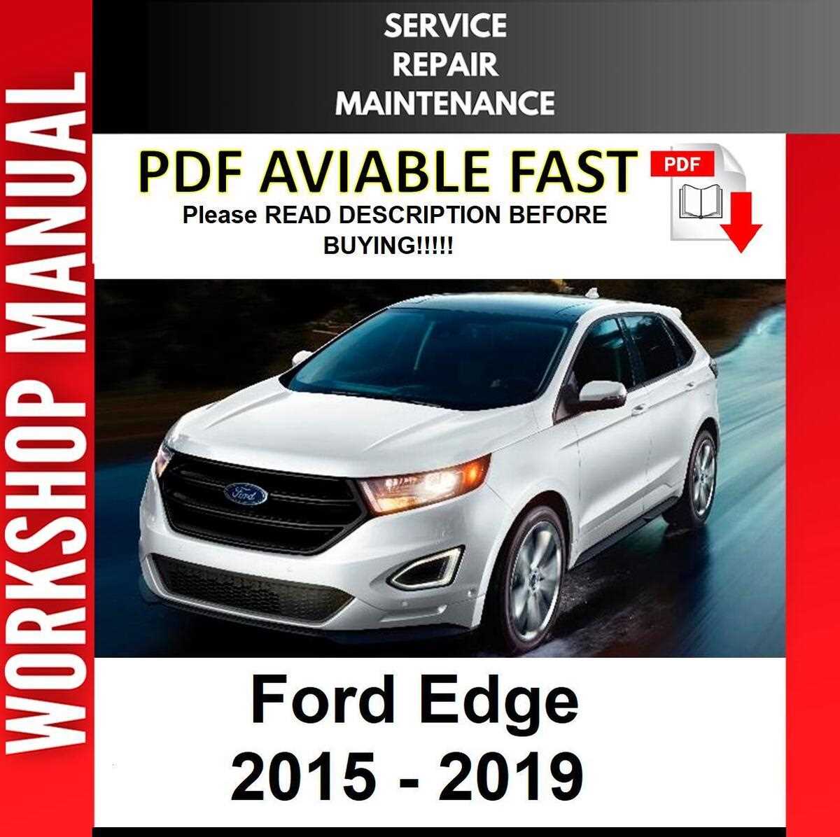 2015 ford edge repair manual