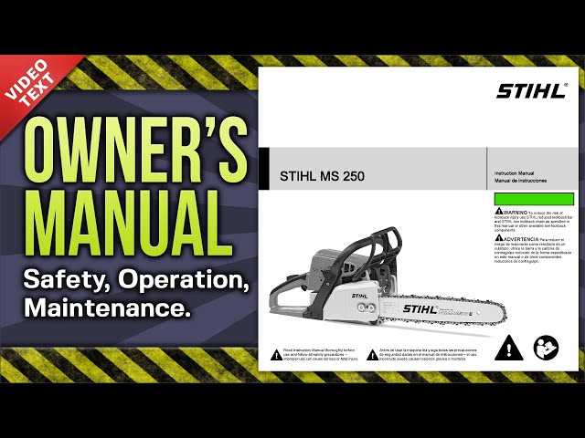 stihl ms250 repair manual