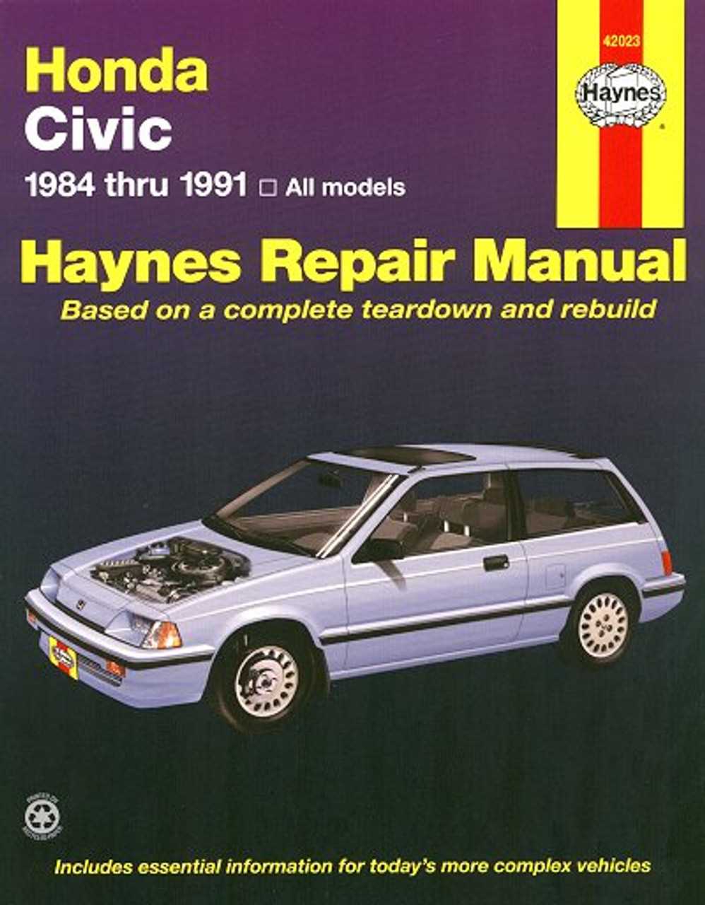 1991 honda civic repair manual