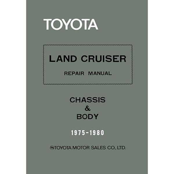 toyota land cruiser 2f engine repair manual