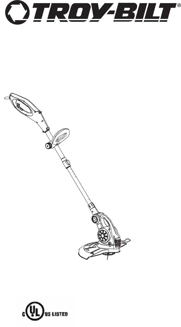 troy bilt string trimmer repair manual