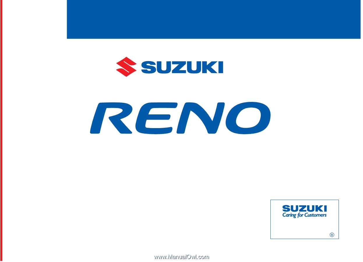 2007 suzuki reno repair manual