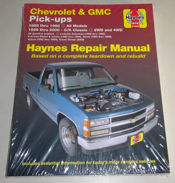 2000 chevy silverado 2500 repair manual