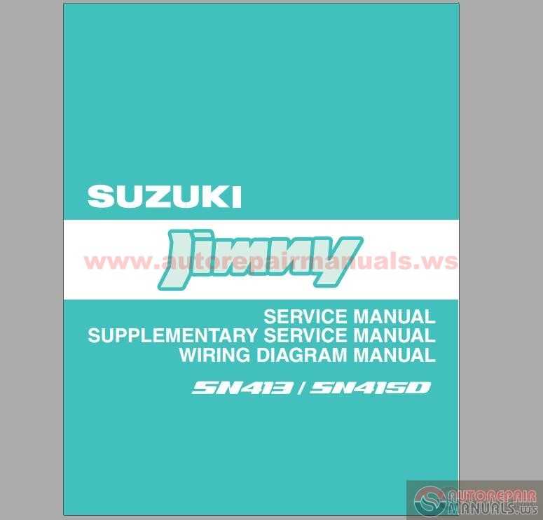 suzuki jimny repair manual