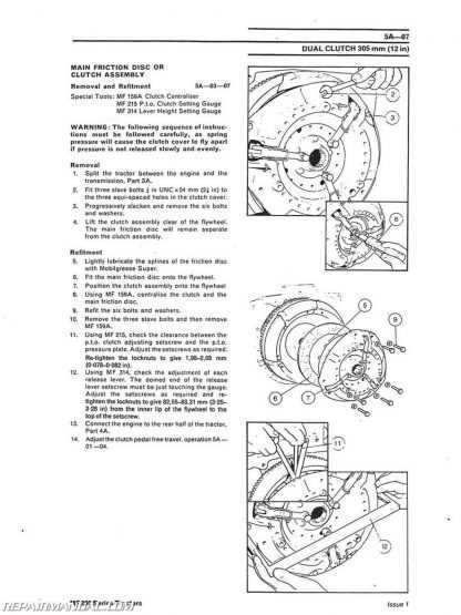 massey ferguson 240 repair manual