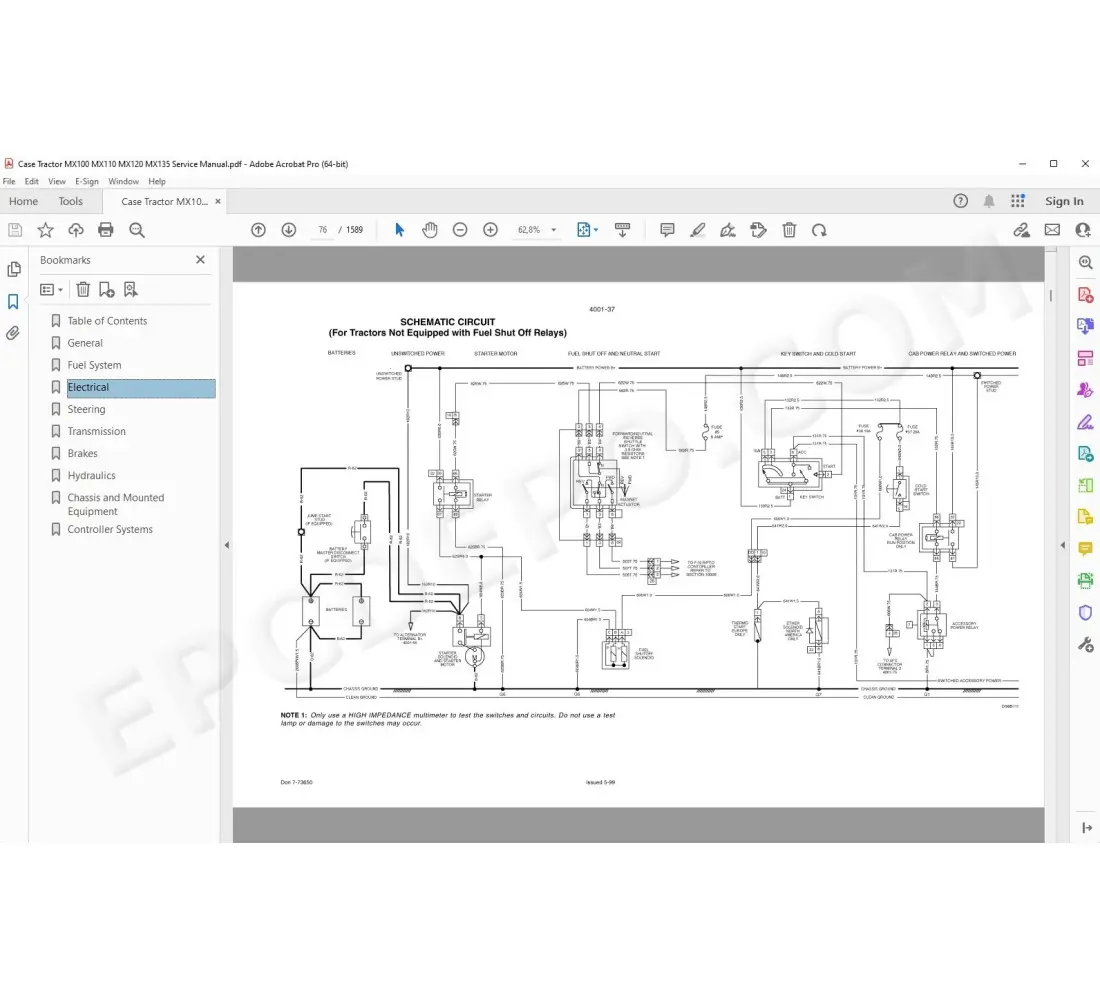 case mx 135 repair manual