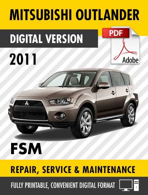 mitsubishi service repair manual