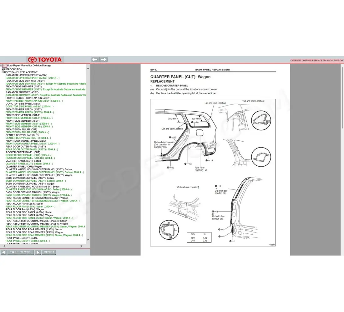 toyota corolla service repair manual