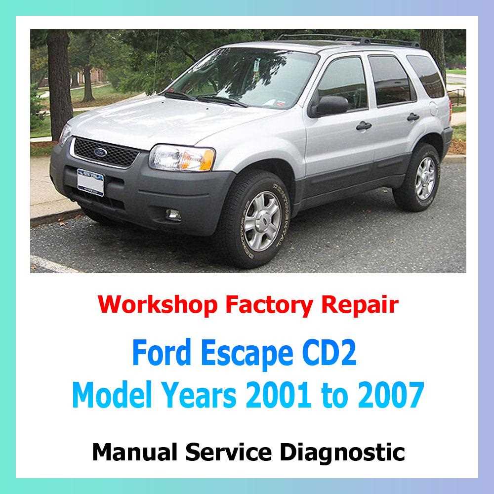 ford escape 2001 repair manual