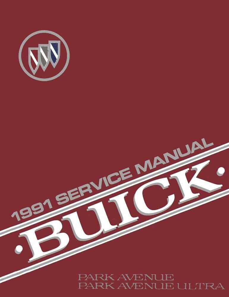 1995 buick park avenue repair manual