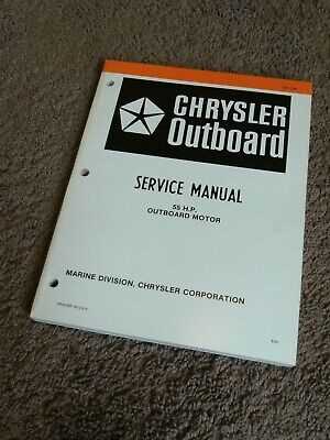 chrysler outboard repair manual