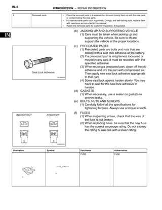 2005 toyota matrix repair manual