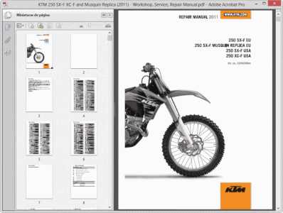 ktm service repair manual