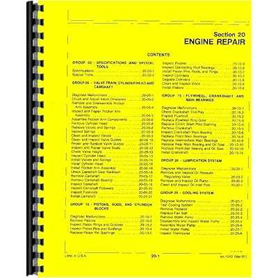 jensales tractor and equipment repair manuals