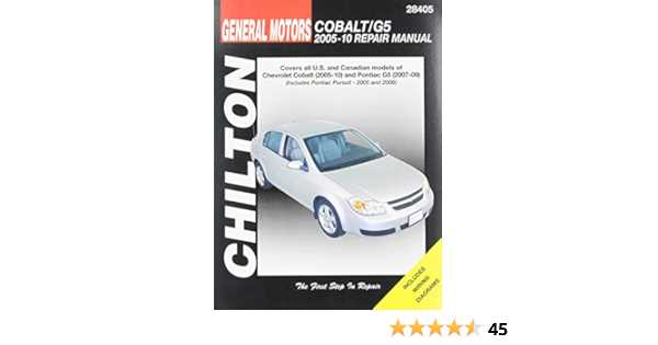 chevrolet cobalt repair manual