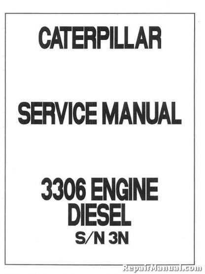 caterpillar 3306 repair manual