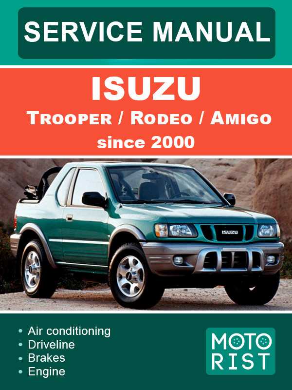 2000 isuzu rodeo repair manual