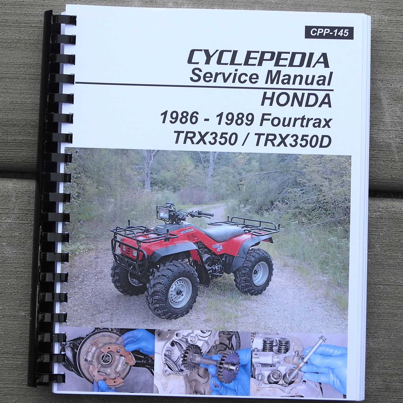 honda four wheeler repair manual