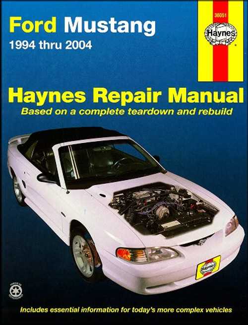 2014 mustang repair manual