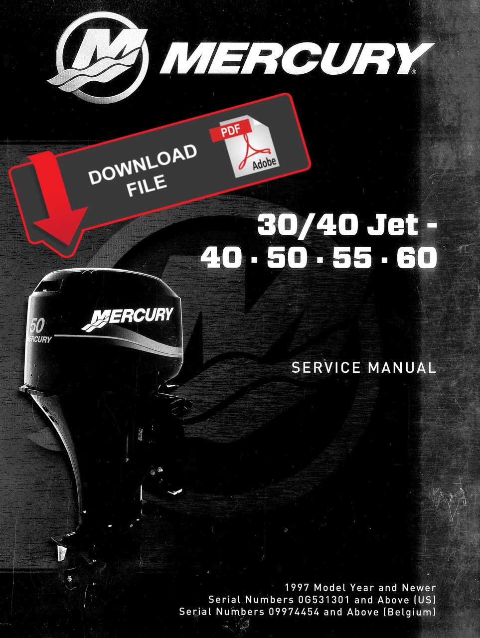 mercury 50 hp outboard repair manual