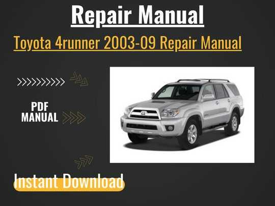 2003 toyota 4runner repair manual